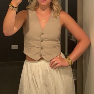 ZARA Cropped Vest Top